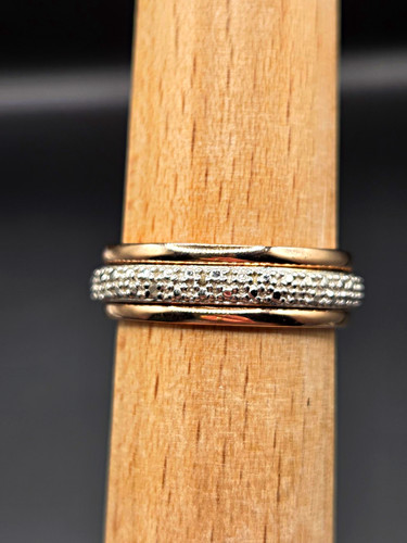 925 rose vermeil pavé diamond - 925,